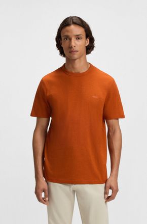 Boss Orange by Hugo Boss T-Shirt BOSS ORANGE Tegood, Herren, Gr. XXL, orange (open orange842), Single Jersey, Obermaterial: 100% Baumwolle, regular fit normal, Rundhals, einge