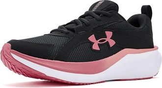 Under Armour Charged Assert 11 Womens Shoes Black/Black/Bittersweet Pink : 7.5 B - Medium, Leather