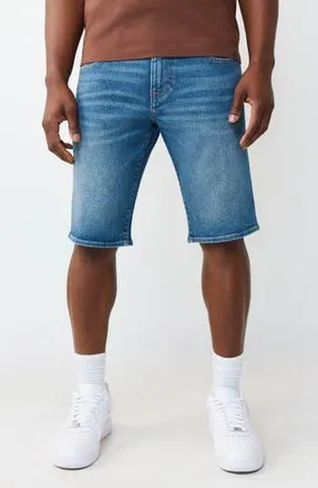 True Religion Ricky Denim Shorts in Medium Neptune at Nordstrom Rack, Size 30