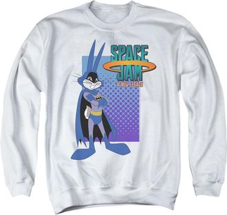 Gildan Space Jam 2 Bugs Batman Adult Crewneck Sweatshirt