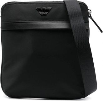 Emporio Armani BRANDED CROSSBODY BAG Size: OS, colour: BLACK