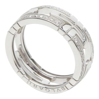 Bulgari White Gold (18K) Band Ring (Pre-Owned)