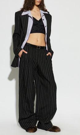 Dolce & Gabbana Shirt With Stripe Pattern, Womens, Grey