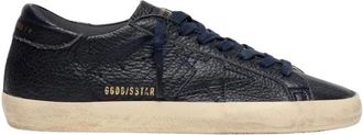 Golden Goose Super-Star - Heren - Sneakers - Blauw - 44 EU - Leer - Schoenen