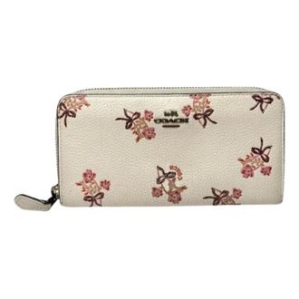Coach Portafoglio in pelle Pre-owned - - Pre-owned - Donna - Bianco - ONE SIZE