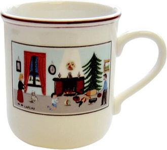 Villeroy & Boch Naif Christmas Mug in White at Nordstrom
