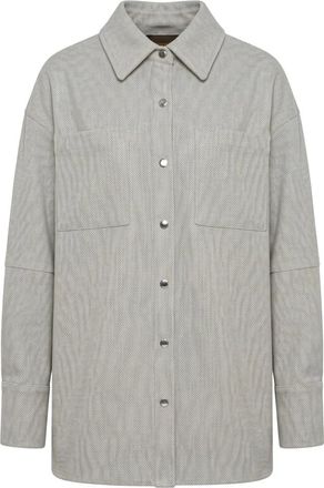 Moorer Mujer, Chaquetas, Gris, Talla: 2XS