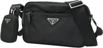 Prada Pre-owned Vintage Crossbody Bag - Dames - Vintage Schoudertas - Zwart - ONE Size - Vintage
