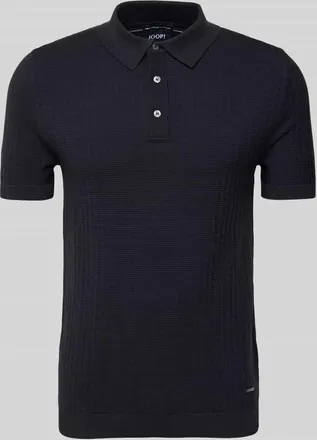 Joop Regular Fit Poloshirt mit Strukturmuster Modell Mauron in Marine, Größe XXL