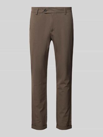 Jack & Jones Jack & Jones Slim Fit Stoffhose mit Ges&auml;&szlig;taschen Modell MARCO CONNOR in Taupe, Gr&ouml;&szlig;e 28/32