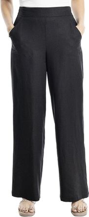 Max Studio Easy Leg Linen-Blend Pant