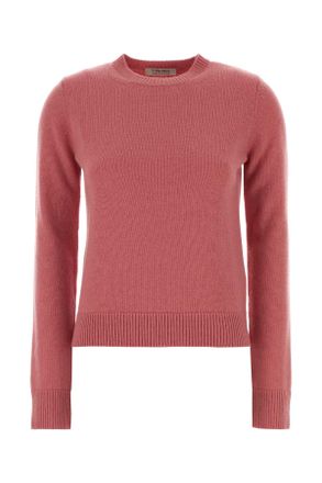 Max Mara Dark Pink Wool Blend Fresia Sweater