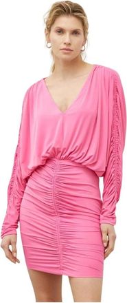 2nd Day Charlot TT - Jersey Delight - Dames - Zomerkleedjes - Roze - S - Polyester - Kleedjes