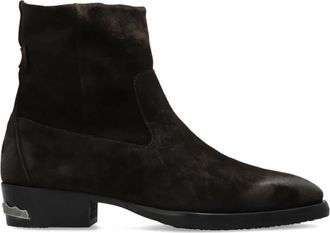 AllSaints Leren Chelsea Boots - Heren - Chelseaboots - Bruin - 44 EU - Leer - Schoenen