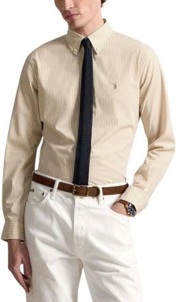 Ralph Lauren Heren, Overhemden, Beige, Maat: XL