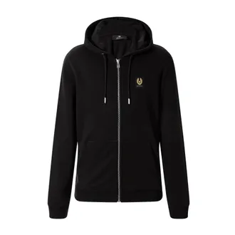 Belstaff Zip-throughs - Heren - Sweatshirts & Hoodies - Zwart - Maat: 3XL Katoen