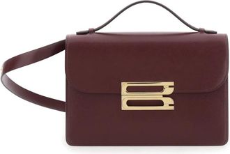 Victoria Beckham Dorian Schoudertas - Dames - Schoudertassen - Rood - ONE Size - Leer - Tassen