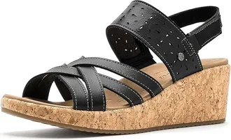 Skechers Arch Fit Beverlee 2.0 - Natural Era Womens Wedge Shoes Black : 8.5 B - Medium, Faux Leather