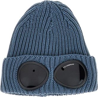 C.P. Company Wool beanie hat with lenses Man One Size