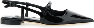 Jimmy Choo London didi Flat Black Ballerinas With Shiny Finish In Leather Woman