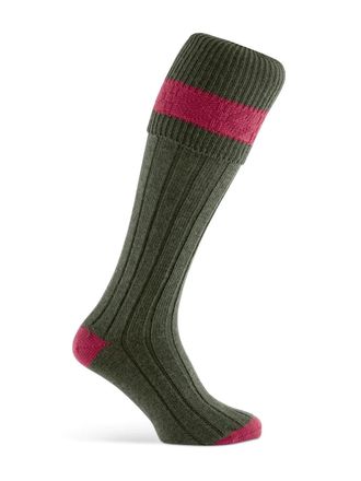 Oliver Brown Byron, Shooting Socks - Olive
