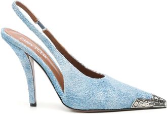PARIS TEXAS Pumps Jessica Western 105mm - Blu
