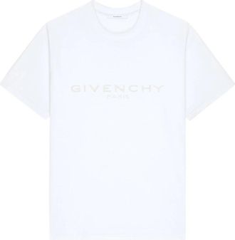 Givenchy Regular Fit T-shirt - Heren - T-shirts - Wit - S - Katoen - Tops