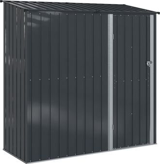 vidaXL Cobertizos De Jard&iacute;n Antracita 203 X 85,5 X 200 Cm Metal Vidaxl
