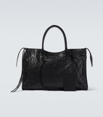 Balenciaga Le City leather tote bag