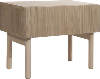 Selsey Selsey - Nolie - Mesita De Noche Con Caj&oacute;n - 50 Cm - Aspecto Roble