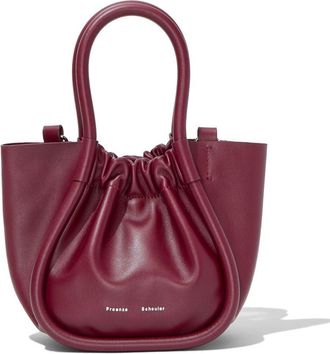 Proenza Schouler extra small ruched tote bag - women - CALFSKIN - OS - Red