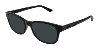 Puma PU0468S 001 Mens Sunglasses Black Size 55 - Free RX Lenses - Free RX Lenses