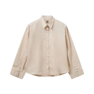 The Garment Shirts, female, Beige, Size: 2XS Luxurious Cotton Formal Shirt