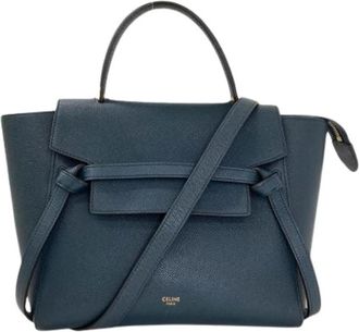Celine Pre-owned Handbags, female, Blue, Size: ONE SIZE Pre-owned Vintage Handbag