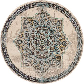 benuta Alfombra redonda beige ø 180 redondo