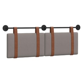 vidaXL Cabecera Colgante Liso Taup&eacute; 150 X 55 X 5 Cm Pu Antiguo Vidaxl