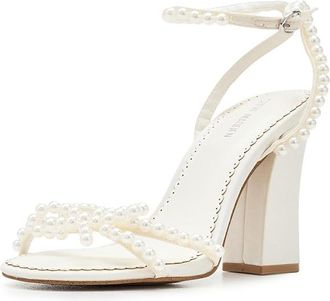 Steve Madden Hara Womens Sandals Ivory Pearl : 7.5 M, Synthetic