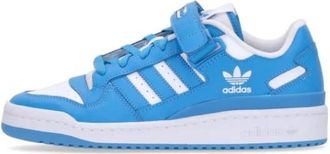 adidas Low Cloud Sneakers - Heren - Sport - Blauw - Maat: 43 1/3 EU Leer