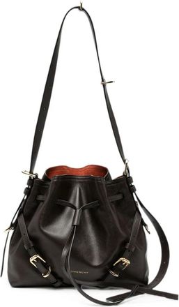 Givenchy Tassen, Dames, Bruin, ONE Size, Leer, Small Voyou Bucket Bag