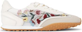 Kurt Geiger Womens Lavender Sneakers - White Fabric - Size UK 7