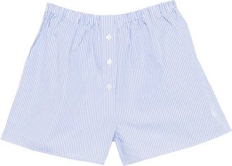 Sporty & Rich Striped Cotton Shorts