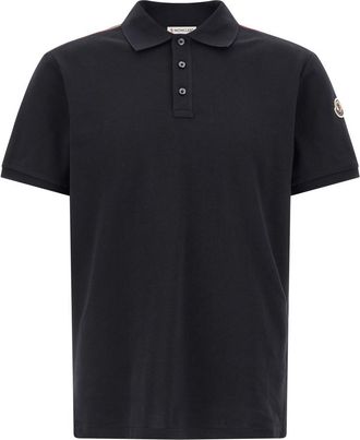 Moncler Blue Solid Crew Neck T-Shirt
