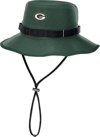 Nike Mens Green Bay Packers Primetime Apex Boonie NFL Dri-FIT College Bucket Hat in Green | NF1B3EE7T-GP2
