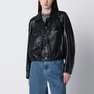 Loewe Giacca nera in nappa di agnello