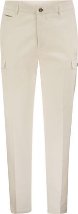 PESERICO Pantalones cargo Peserico de algod&oacute;n el&aacute;stico