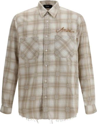 Amiri Plaid flannel Mens Shirt