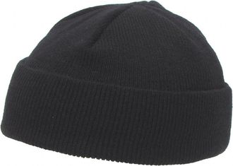 MFH Hat, acrylic, black fine knit, extra short