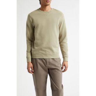 Sunspel French Terry Sweatshirt in Pistachio at Nordstrom, Size X-Large