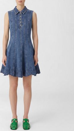 Self Portrait Abito chemisier Self-Portrait in denim