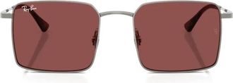 Ray-Ban Idan Zonnebril - unisex - Zonnebrillen - Grijs - 53 MM - Accessoires